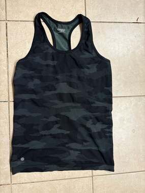 Athleta Speedlight Camo Seamless Racerback Tank Top